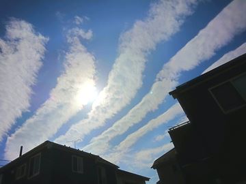 地震雲らしき写真